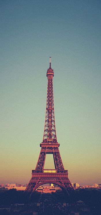 Обои 1440x3040 Эйфелева башня, Париж, Франция