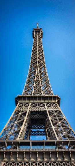 eiffel tower, Paris, France Wallpaper 1080x2400