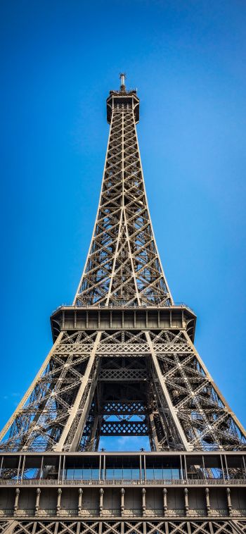 Обои 1080x2340 Эйфелева башня, Париж, Франция
