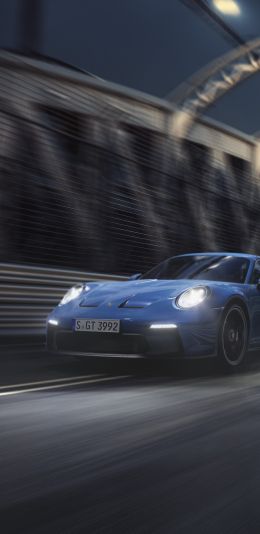 Обои 1080x2220 Porsche 911 GT3, спортивная машина