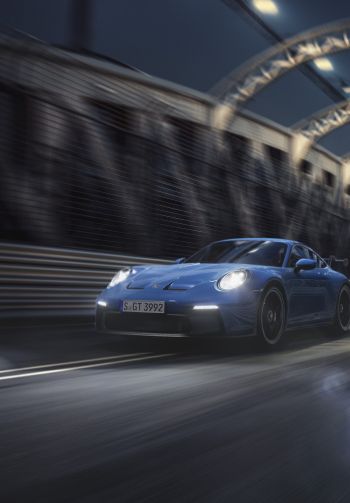 Porsche 911 GT3, sports car Wallpaper 1640x2360