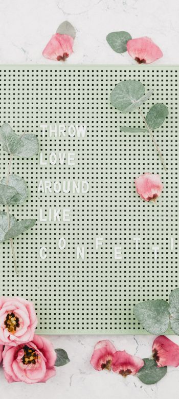 Valentine's day, valentine, flower arrangement Wallpaper 1080x2400