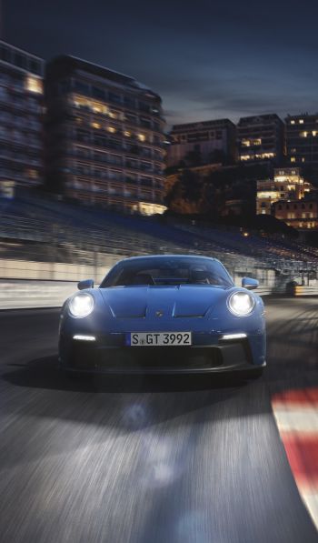 Обои 600x1024 Porsche 911 GT3, спортивная машина