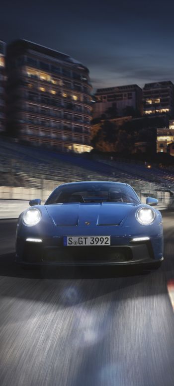 Обои 1440x3200 Porsche 911 GT3, спортивная машина