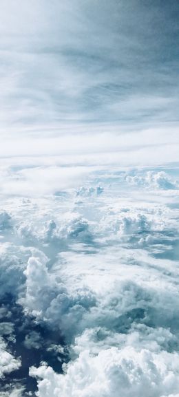 clouds, top view Wallpaper 1440x3200