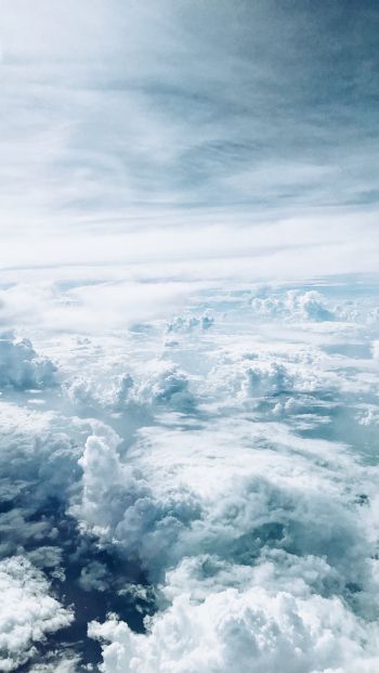 clouds, top view Wallpaper 640x1136