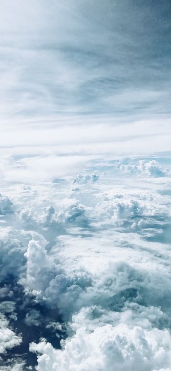 clouds, top view Wallpaper 1170x2532