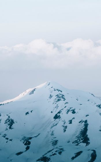 mountains, sky, snow Wallpaper 800x1280