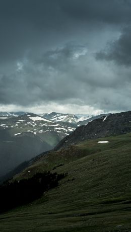 Grand Lake, USA, slope Wallpaper 640x1136