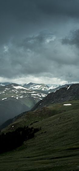 Grand Lake, USA, slope Wallpaper 1080x2340