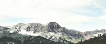 Telluride, USA, mountains, sky Wallpaper 3440x1440