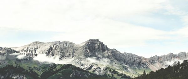 Telluride, USA, mountains, sky Wallpaper 3440x1440