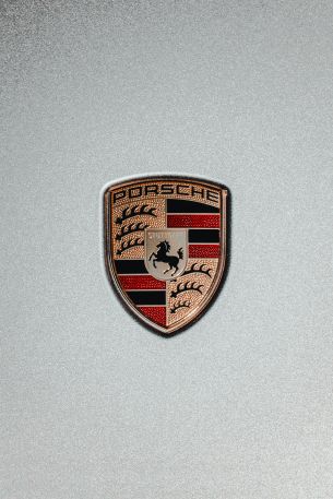 Porsche logo, emblem Wallpaper 3456x5184