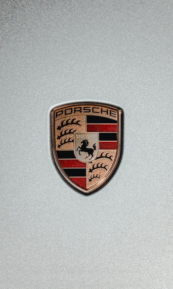 Обои 1200x2000 логотип Porsche, эмблема