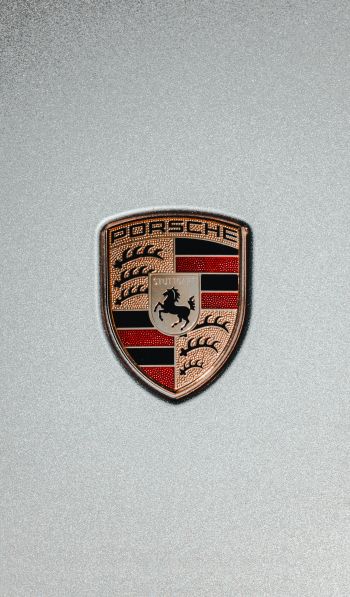 Porsche logo, emblem Wallpaper 600x1024
