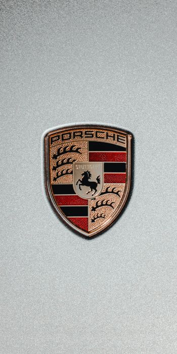 Porsche logo, emblem Wallpaper 720x1440