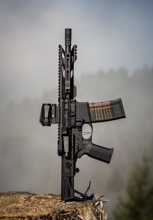 Обои 1640x2360 AR-15 STNGR, оружее, автомат