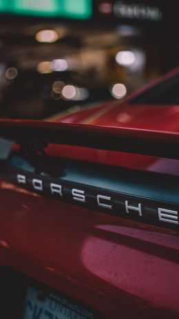Обои 640x1136 Porsche, спортивная машина