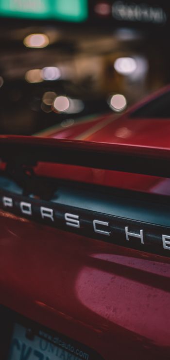 Porsche, sports car Wallpaper 1080x2280