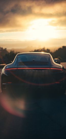 Porsche, sports car Wallpaper 1080x2280