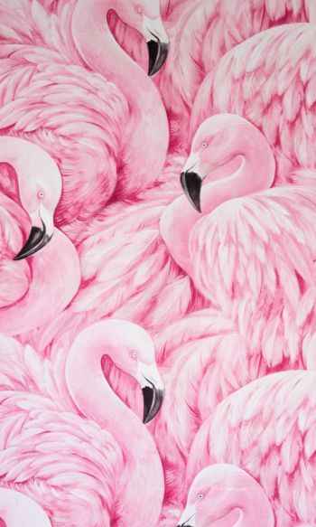 pink flamingo, figure Wallpaper 1200x2000