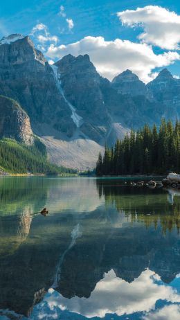 Обои 1440x2560 Озеро Луиз, Канада, пейзаж