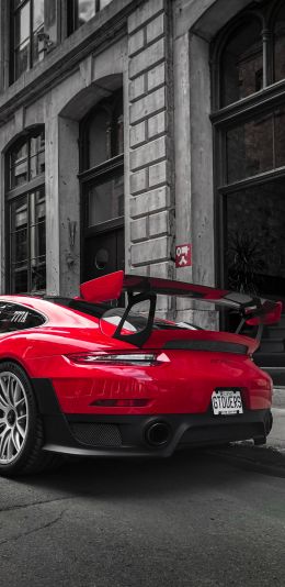 Porsche 911 GT2 RS, sports car Wallpaper 1080x2220