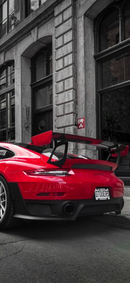 Porsche 911 GT2 RS, sports car Wallpaper 1080x2340