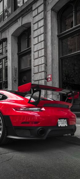 Porsche 911 GT2 RS, sports car Wallpaper 1080x2400