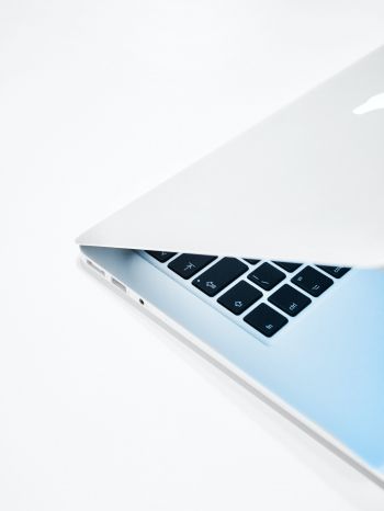 MacBook, Apple, white Wallpaper 1536x2048