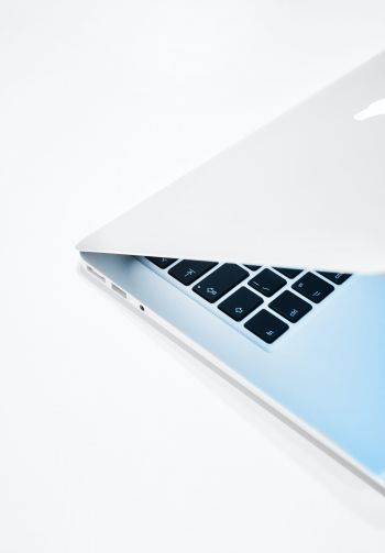 MacBook, Apple, white Wallpaper 1640x2360