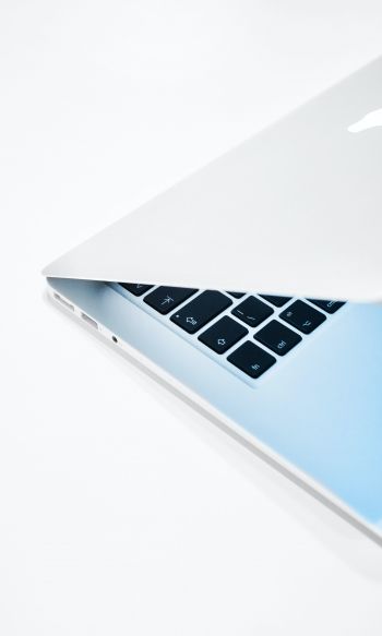 Обои 1200x2000 MacBook, Apple, белый