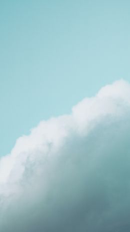 cumulus clouds, blue sky Wallpaper 640x1136
