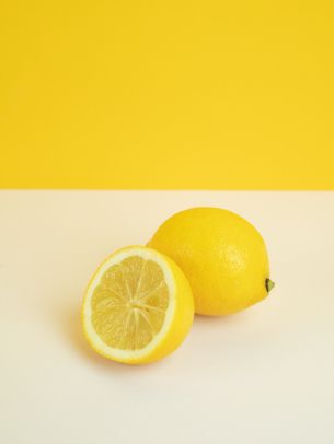 Обои 1668x2224 лимон, цитрусовые, желтый
