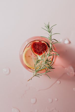 cocktail, drink, pink Wallpaper 3353x5029