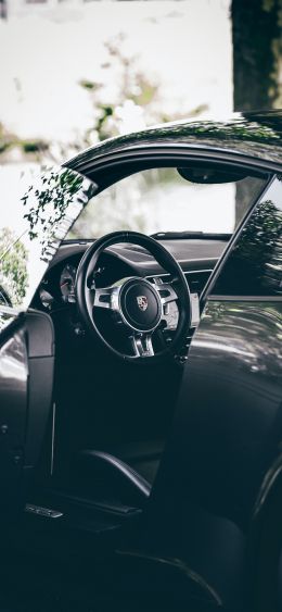 Porsche 911, Porsche interior Wallpaper 1080x2340