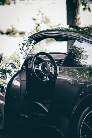 Porsche 911, Porsche interior Wallpaper 640x960