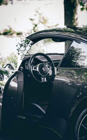 Porsche 911, Porsche interior Wallpaper 800x1280