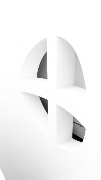 white aesthetic, minimalism, light Wallpaper 640x1136