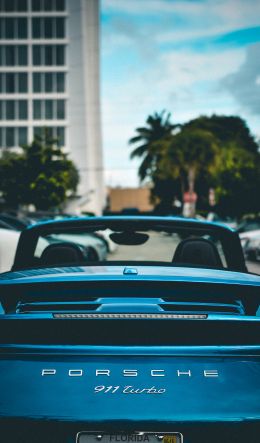 Porsche 911 Turbo, convertible Wallpaper 600x1024