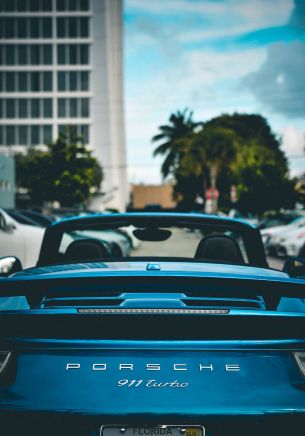 Porsche 911 Turbo, convertible Wallpaper 1668x2388