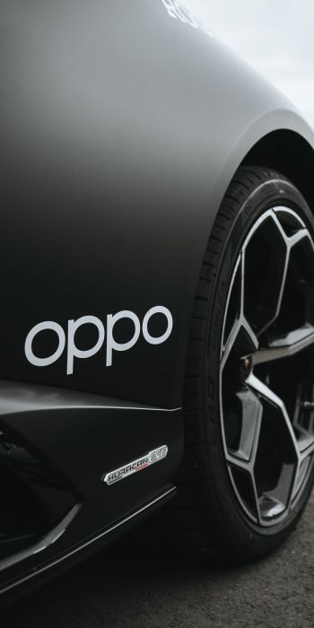 days OPPO, black car, wheel Wallpaper 720x1440