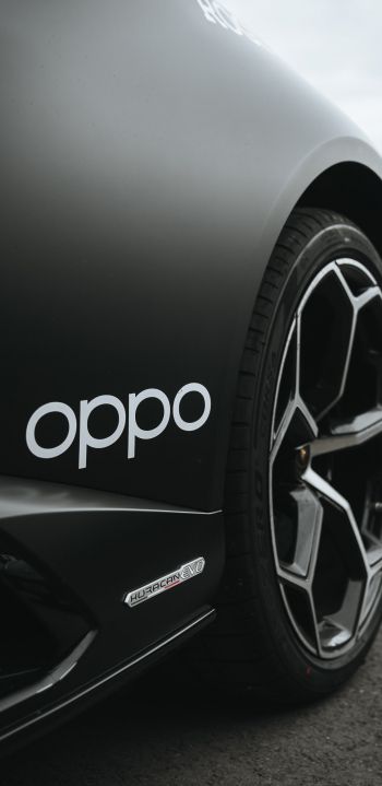 days OPPO, black car, wheel Wallpaper 1080x2220
