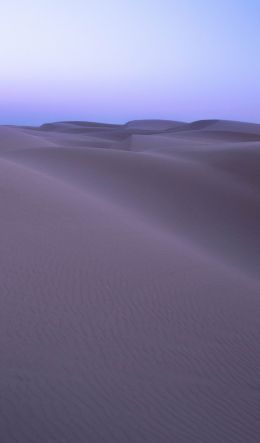 Обои 600x1024 песчаные дюны, пустыня, фиолетовый