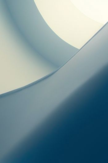 abstraction, minimalism, blue Wallpaper 640x960