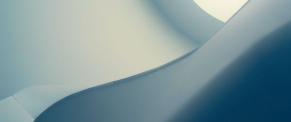 abstraction, minimalism, blue Wallpaper 3440x1440