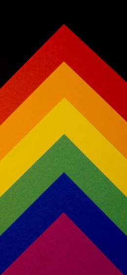 background, multicolored, triangle Wallpaper 1284x2778