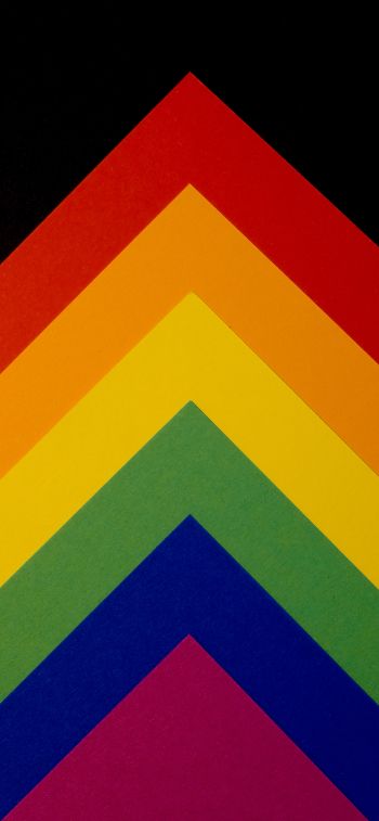 Обои 1284x2778 фон, разноцветный, треугольник