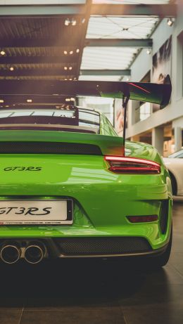 Обои 640x1136 Porsche 911 GT3 RS, спортивная машина