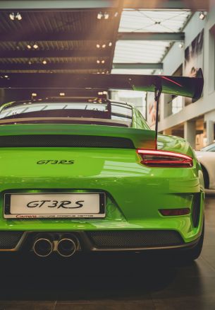 Обои 1640x2360 Porsche 911 GT3 RS, спортивная машина